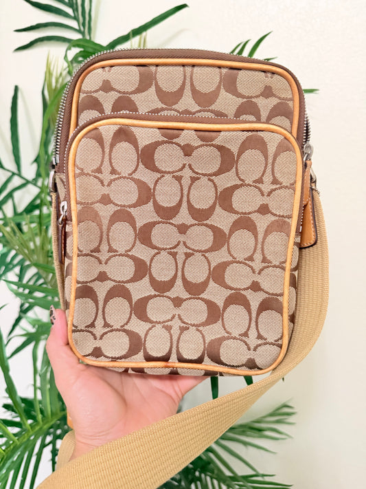 Coach Signature crossbody bag