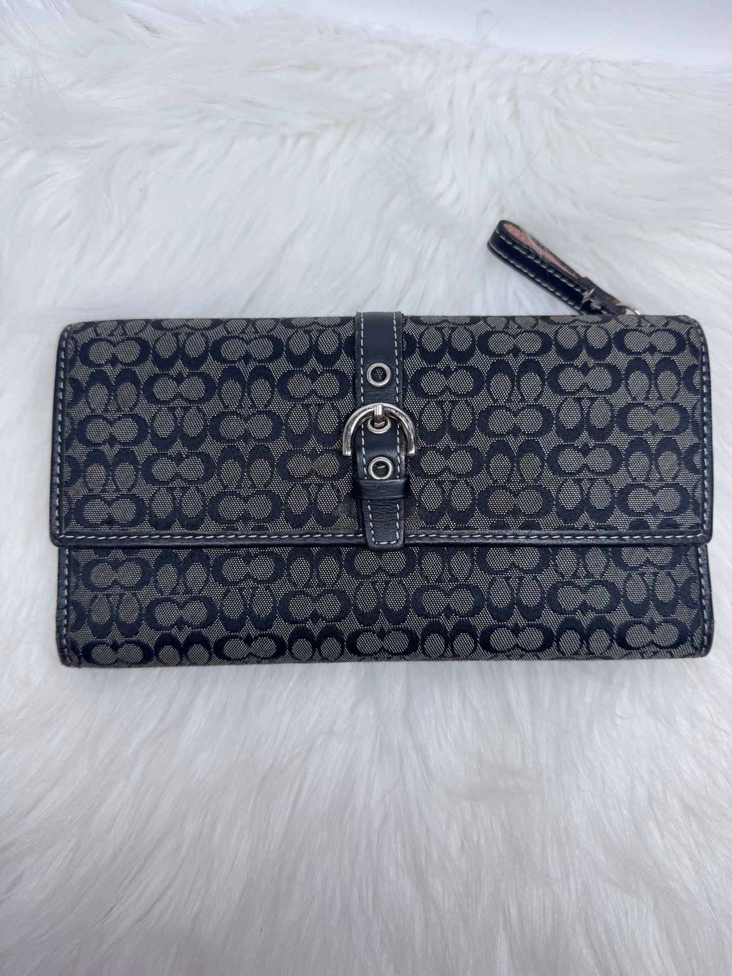 Coach Wallet Black Signature