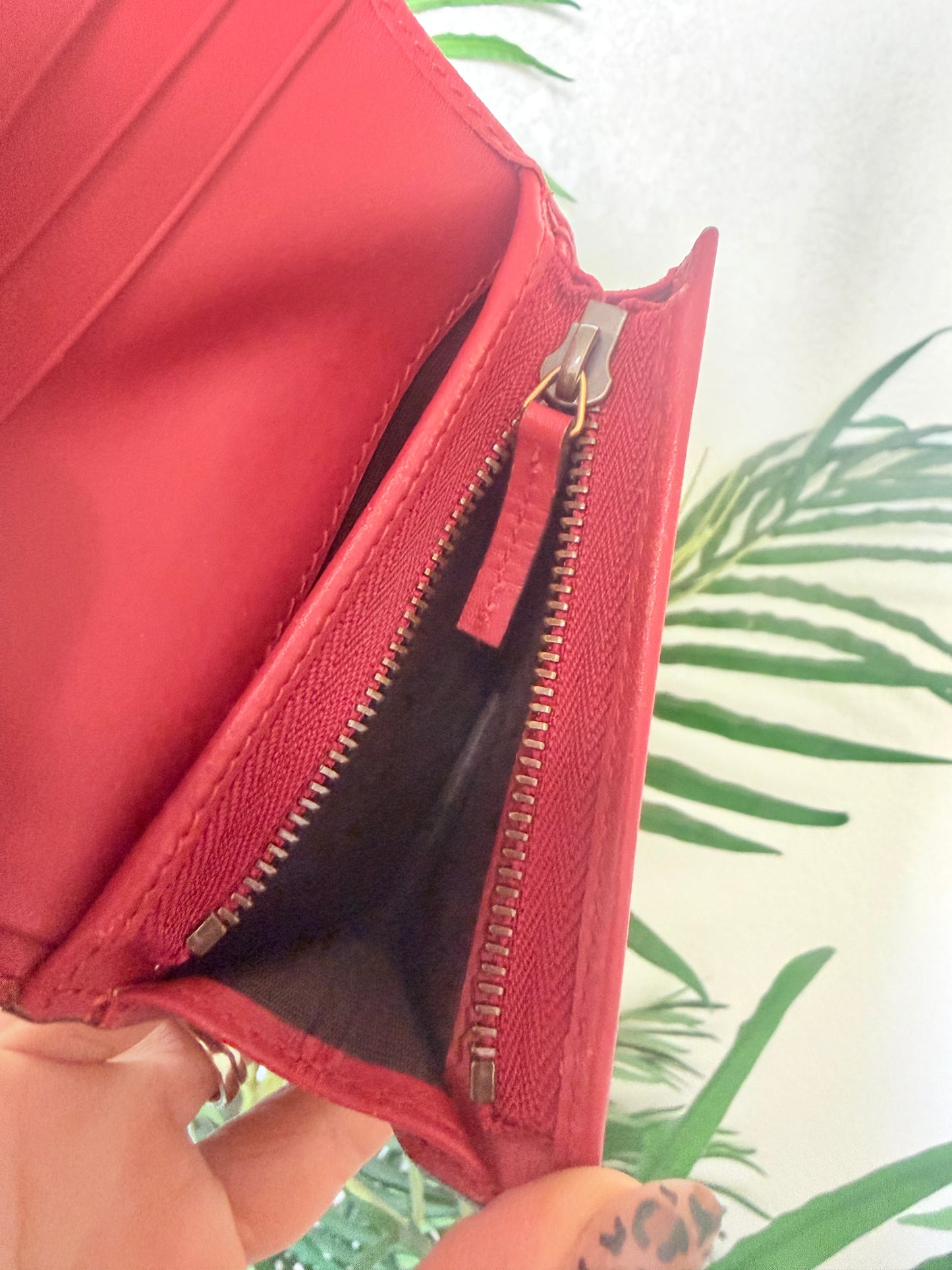 Gucci GG Crystal Cherry Wallet