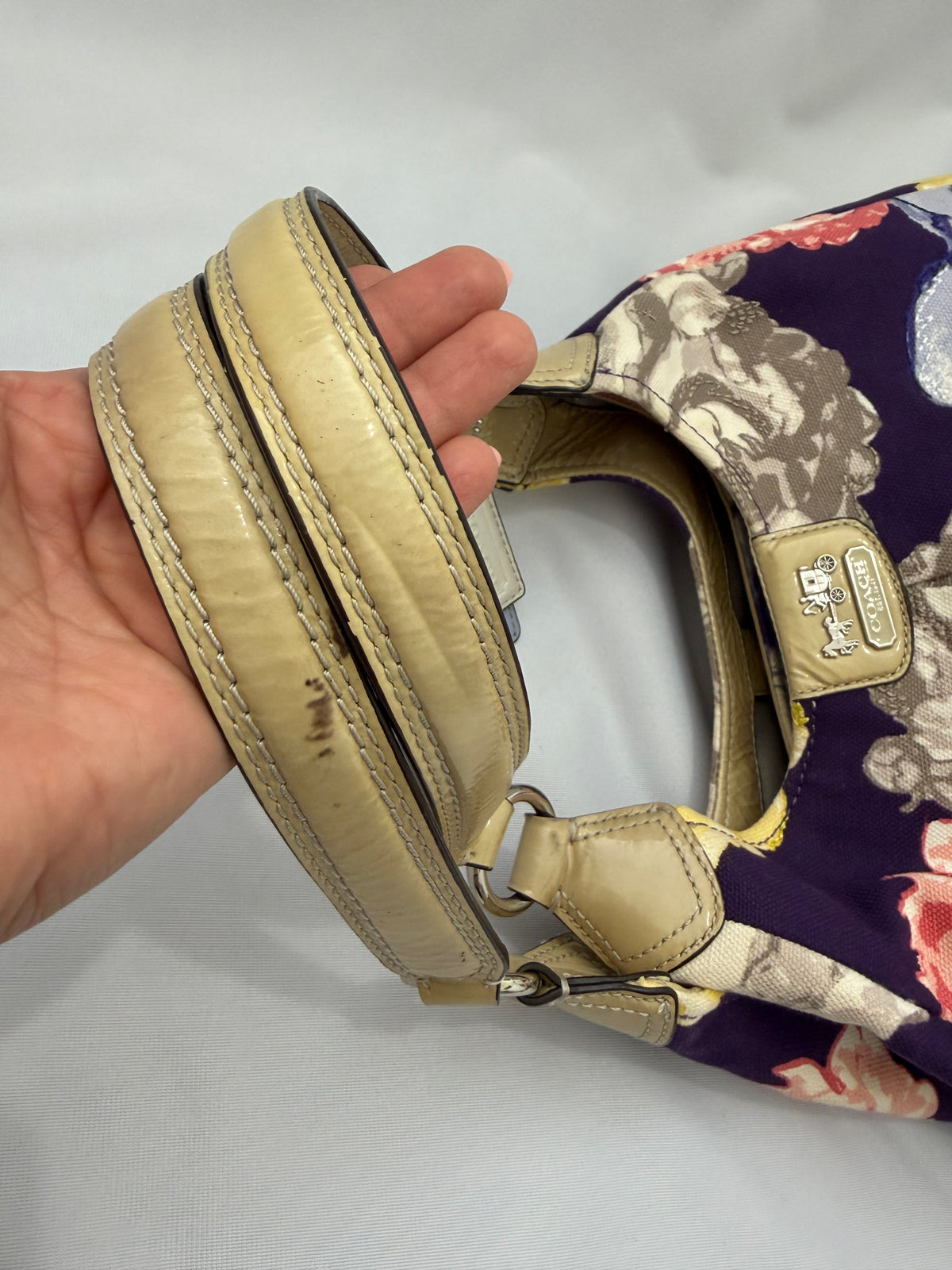 Coach Madison Maggie Navy Floral