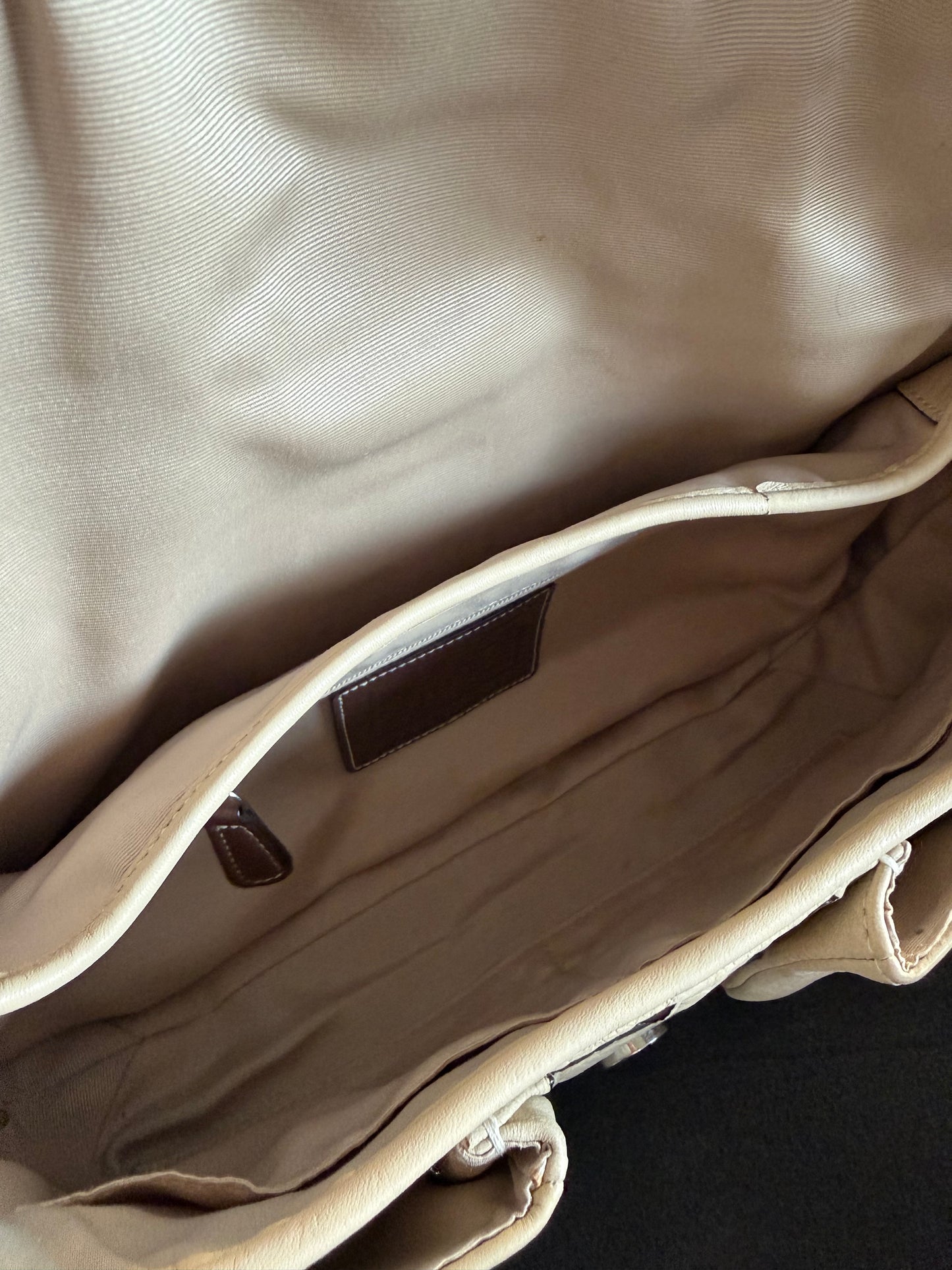 Coach Soho buckle in cream or beige