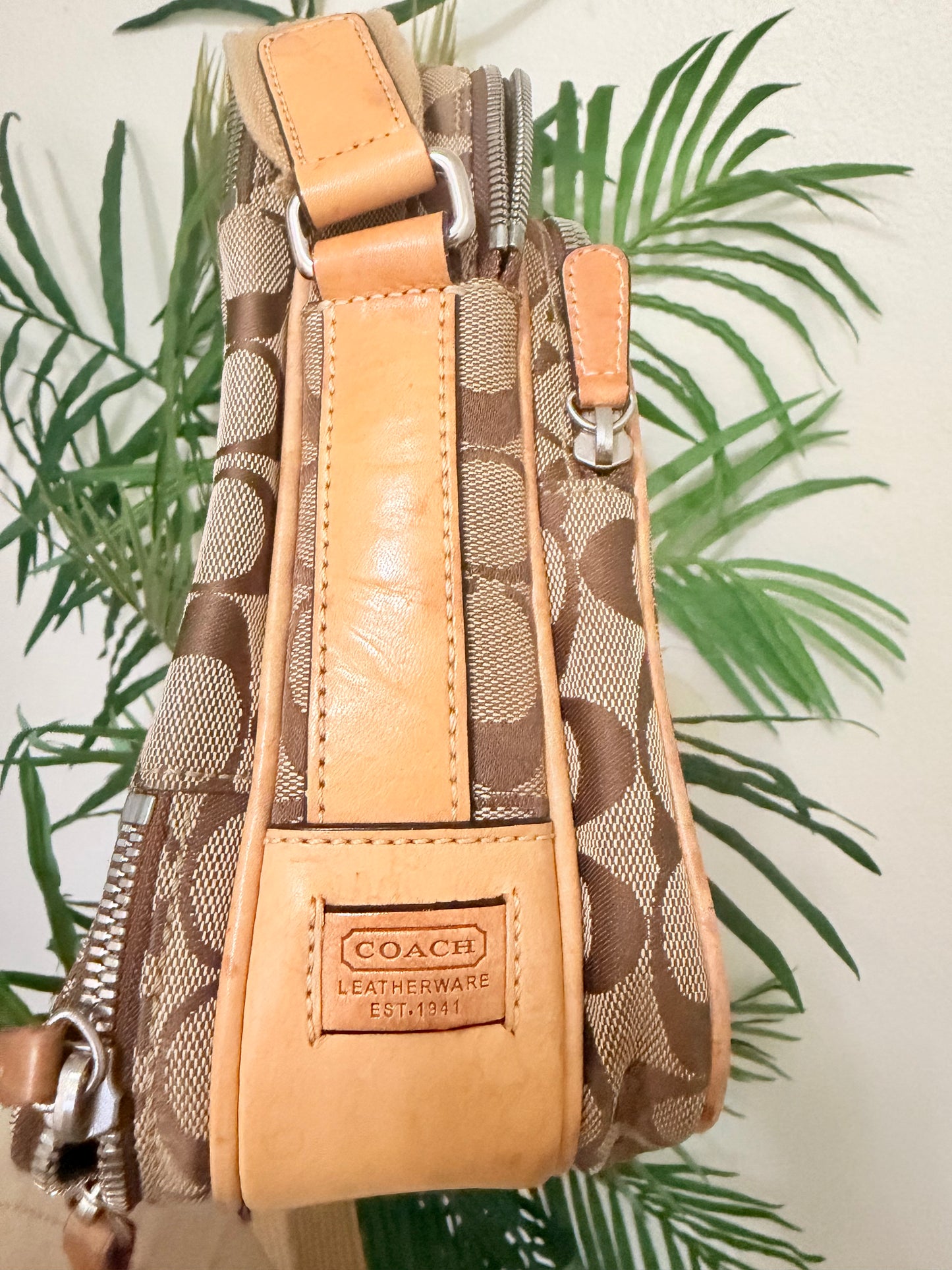 Coach Signature crossbody bag