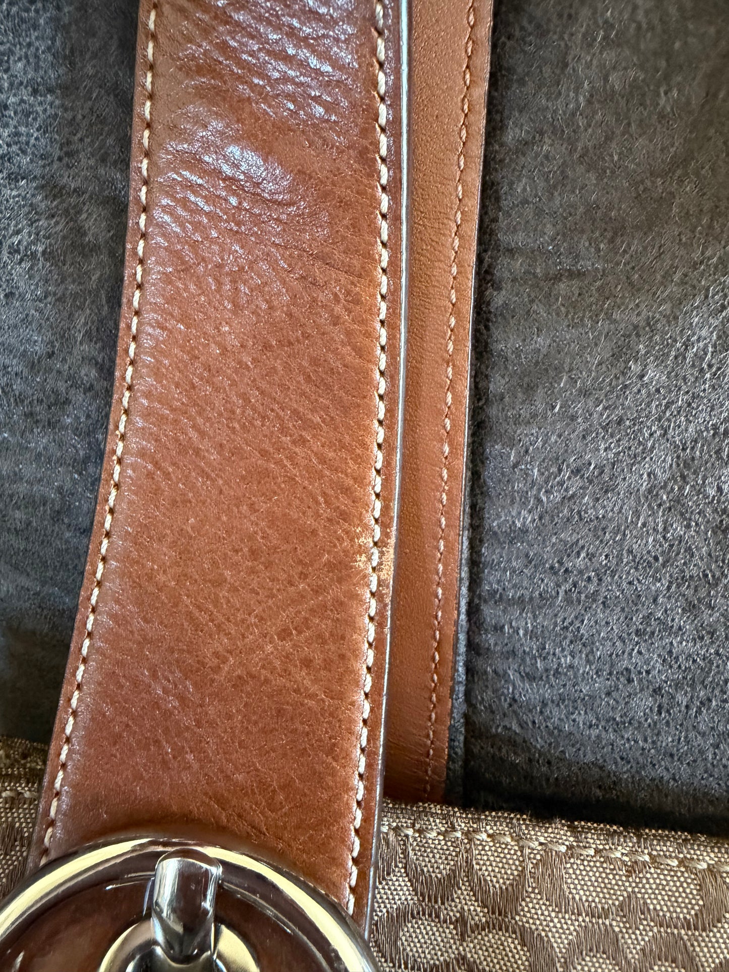 Coach Soho Signature Tote Brown/Beige