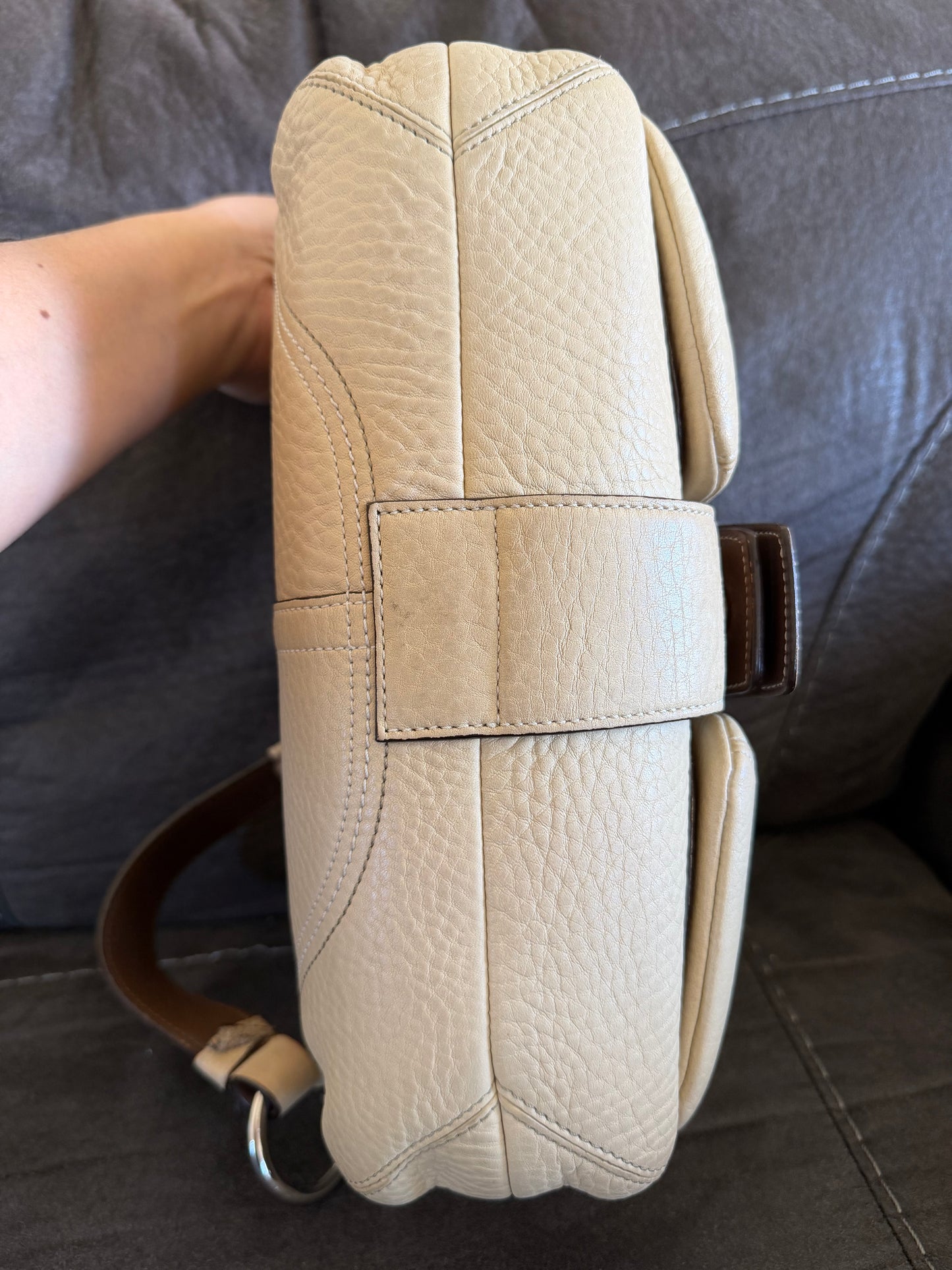 Coach Soho Beige Leather