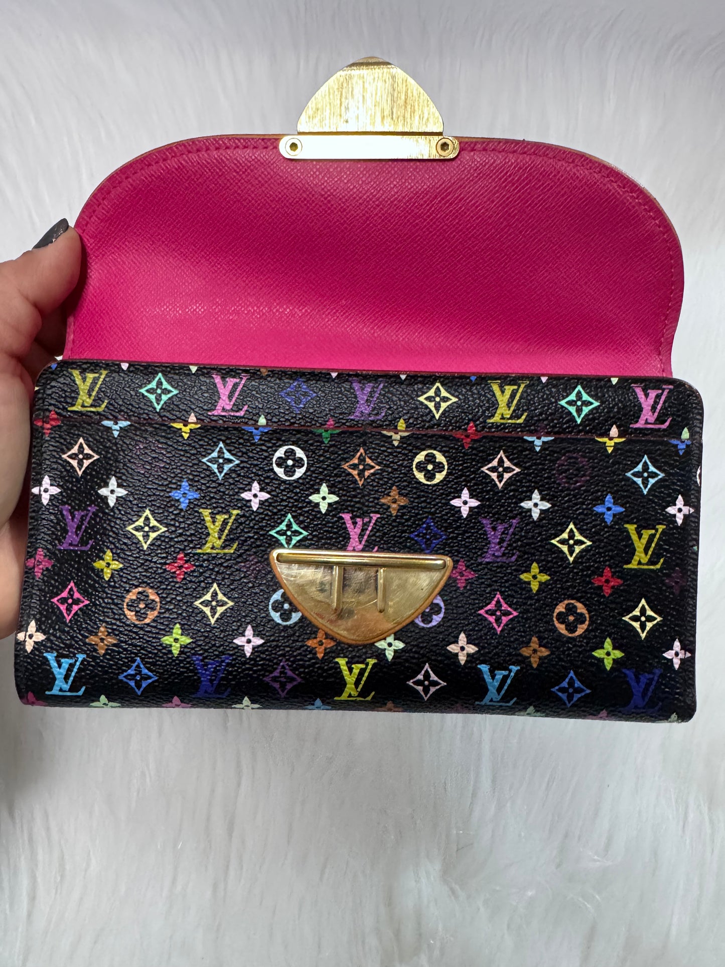 Wallet Multicolor Negra